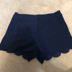 Navy blue dress shorts